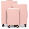 Komplekt 3 WALIZEK Wings ABS + BUNTING SOFT PINK