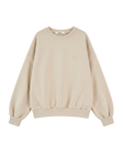 Women's oversized CREWNECK sweatshirt UNLEASH WINGS BEIGE