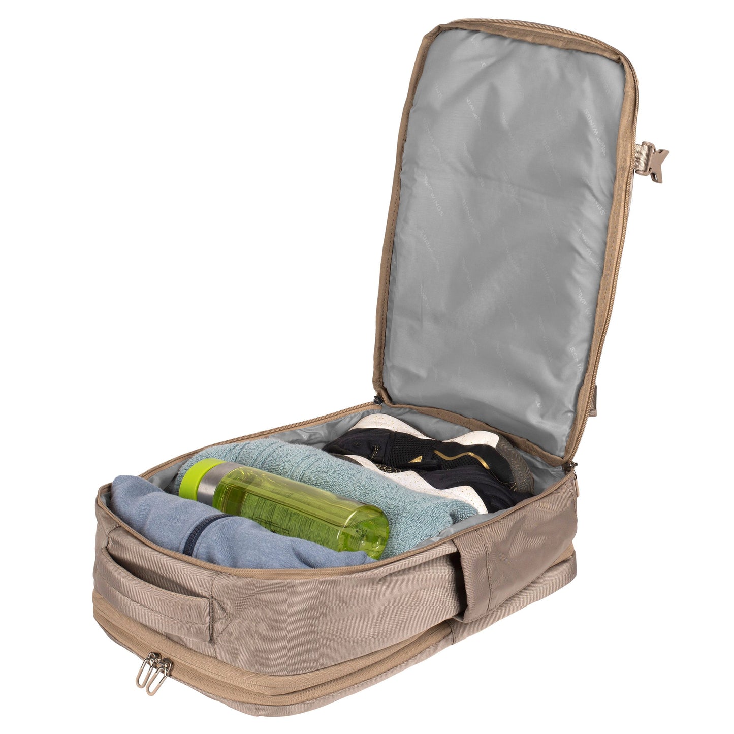 Zaino multifunzione WINGS SKYLARK espandibile BEIGE