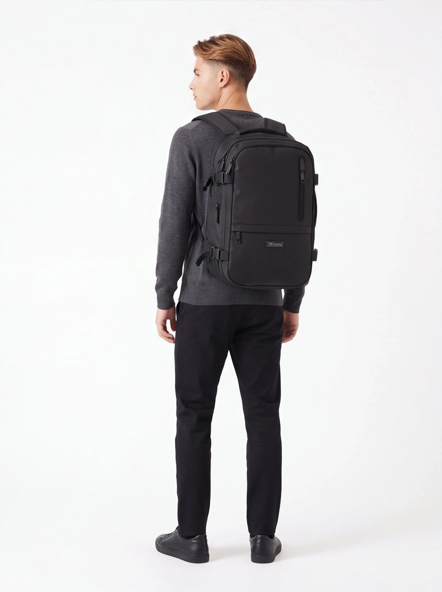 Vakuum-Rucksack COMPRESA mit Pumpe - SCHWARZ