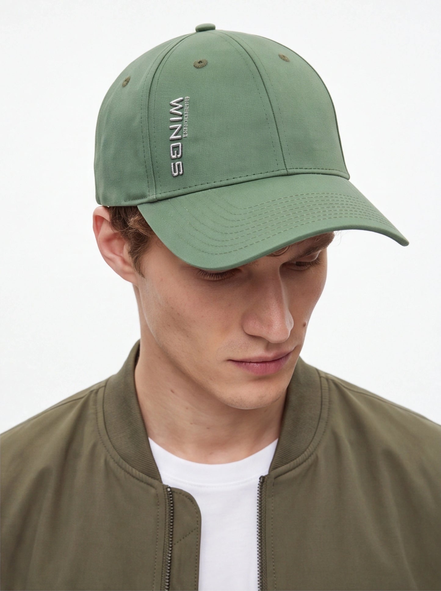 WINGS UNLEASH ARMY GREEN baseball cap