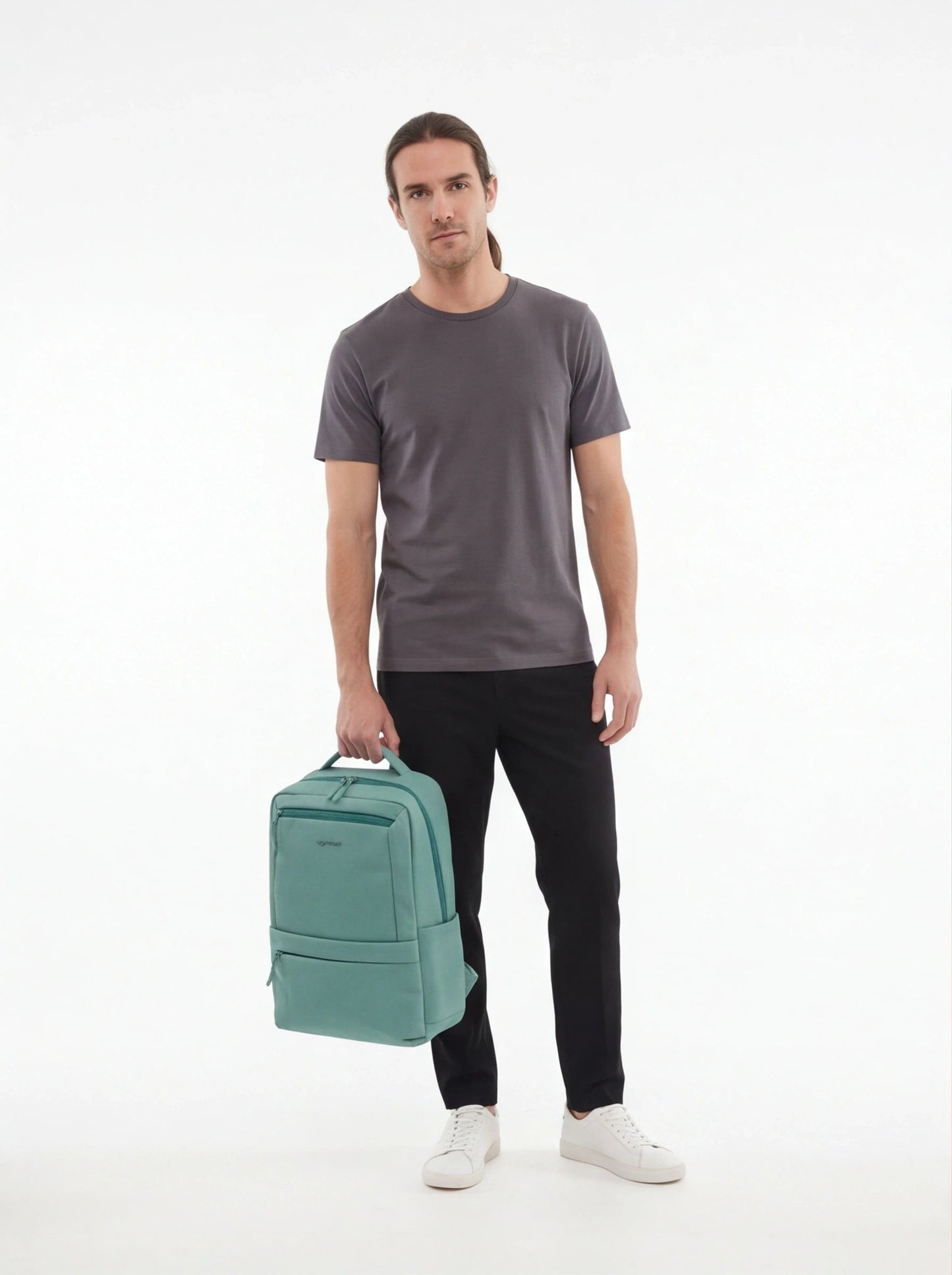 Plecak kabinowy WINGS CBP003 bagaż z kieszenią na laptop do pracy i podróży TEAL CABIN BACKPACK