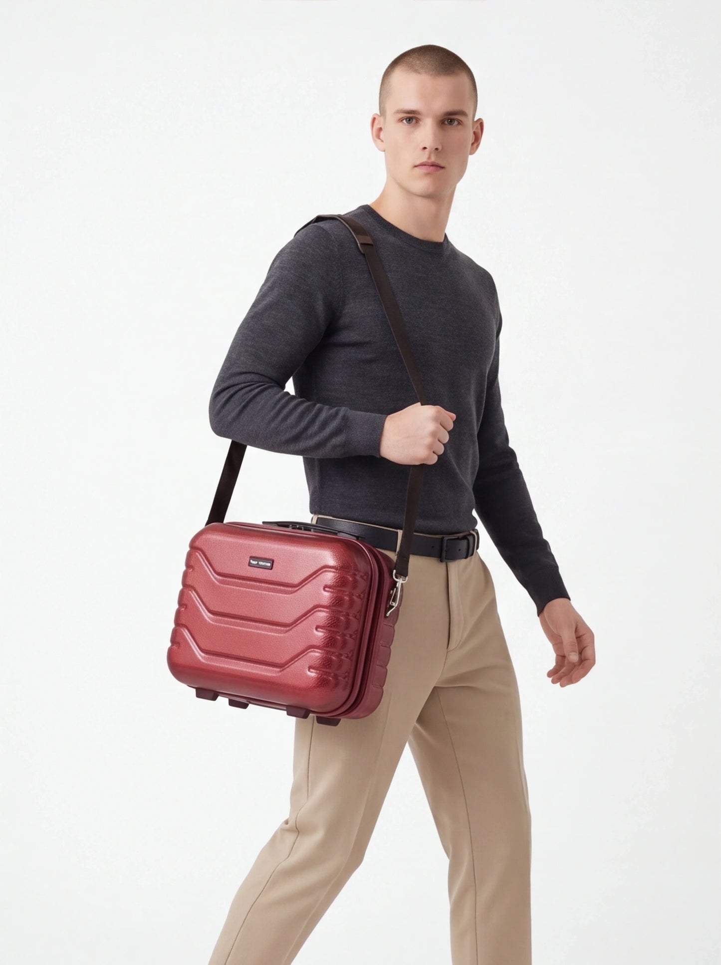 Reisekoffer Wings CRAKE Kosmetiktasche 14" WINE RED