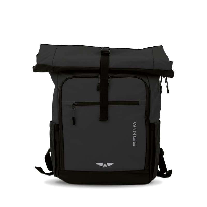 WINGS zaino da viaggio arrotolabile 29 L ROOK nero