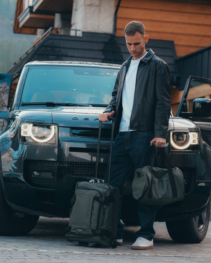 WINGS Malý kabinový kufr 20" ROOK tmavě zelená