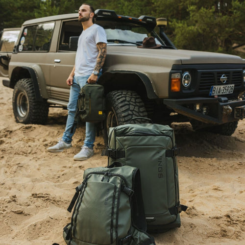 WINGS Мек куфар среден 24" Rook Тъмнозелен