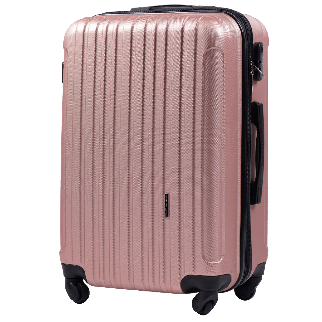 Walizka Podróżna ŚREDNIA WINGS FLAMINGO 24" ROSE GOLD FLAMINGO COLLECTION
