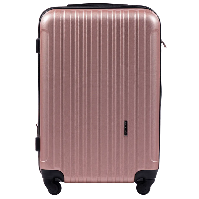 Medium Travel Suitcase WINGS FLAMINGO 24" ROSE GOLD