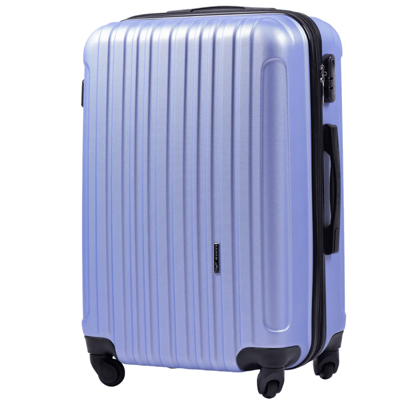 Medium Travel Suitcase WINGS FLAMINGO 24" LIGHT PURPLE