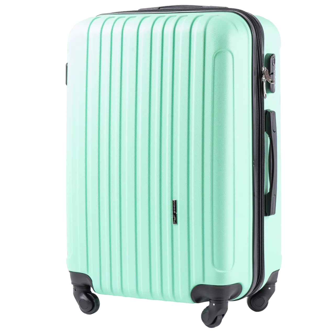 Walizka Podróżna ŚREDNIA WINGS FLAMINGO 24" LIGHT GREEN FLAMINGO COLLECTION