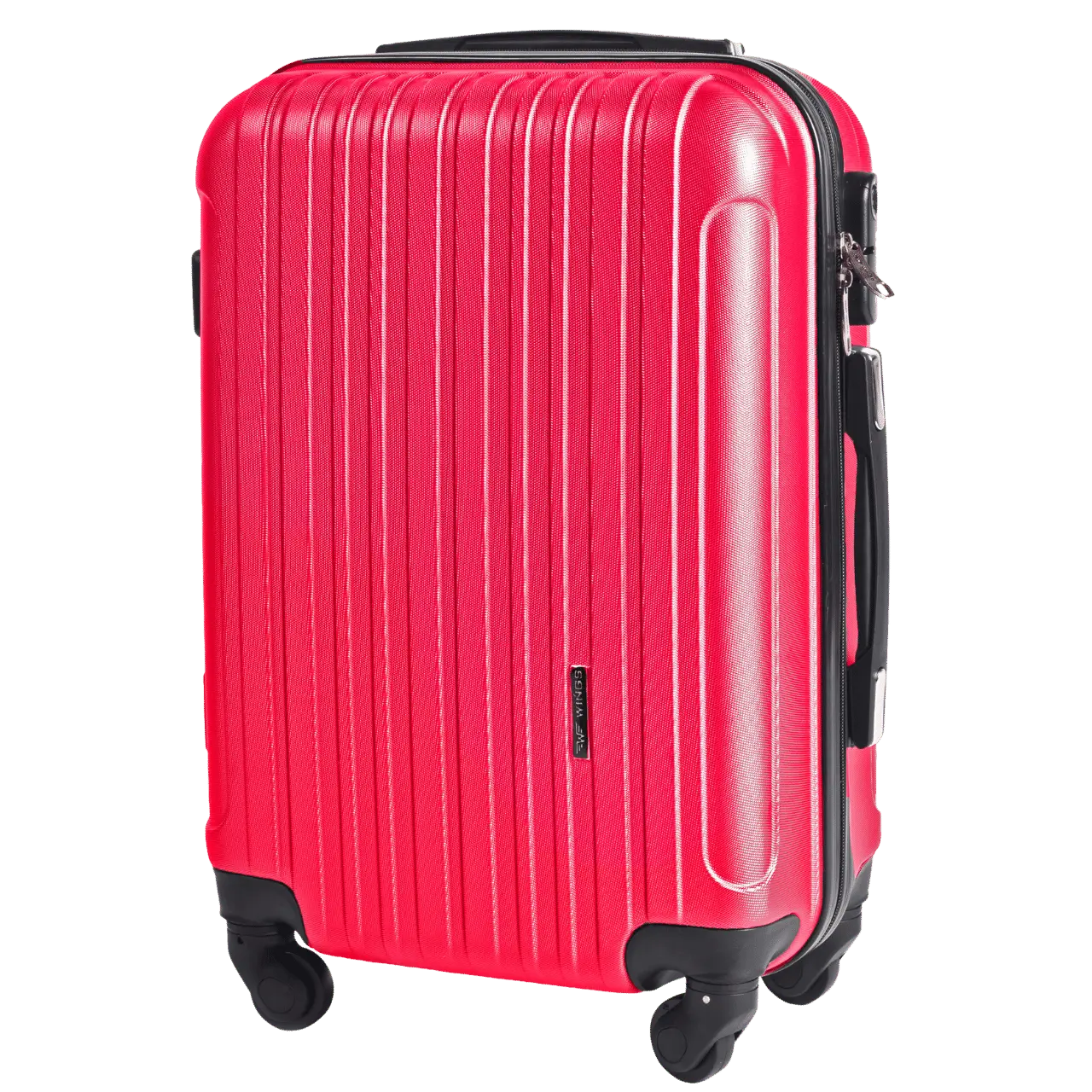 Walizka Podróżna ŚREDNIA WINGS FLAMINGO 24" ROSE RED FLAMINGO COLLECTION