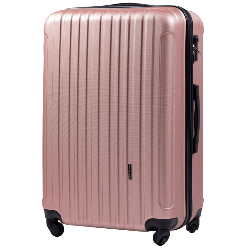 Large Travel Suitcase WINGS FLAMINGO 28'' ROSE GOLD