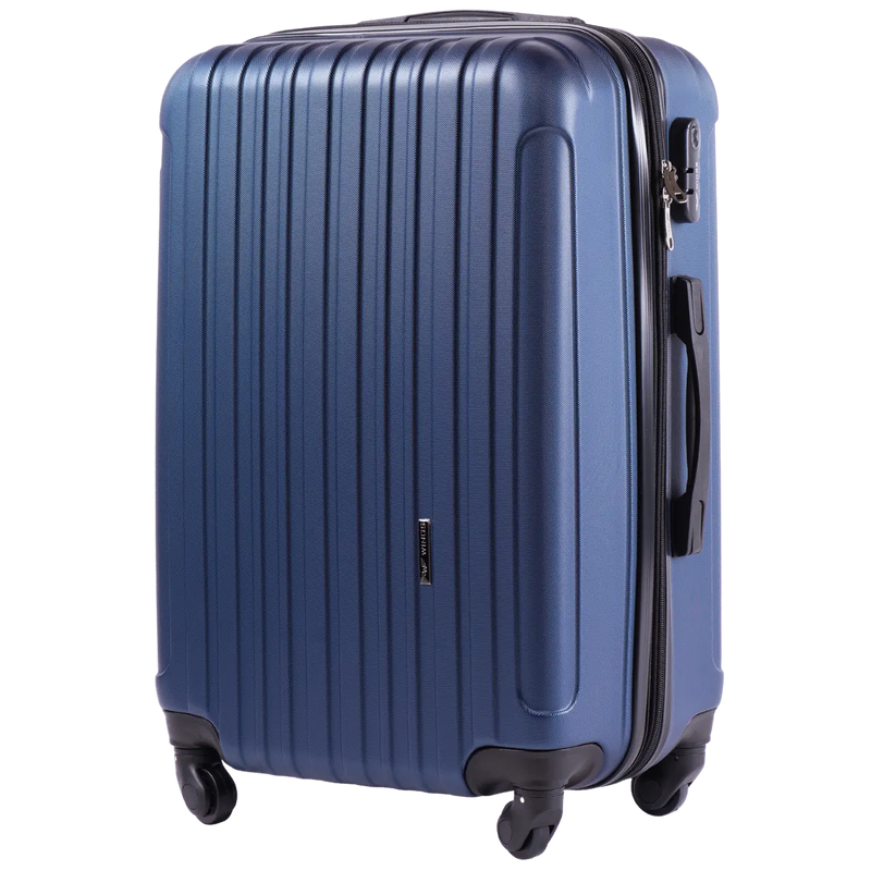 Expandable Large Travel Suitcase WINGS FLAMINGO 28'' BLUE