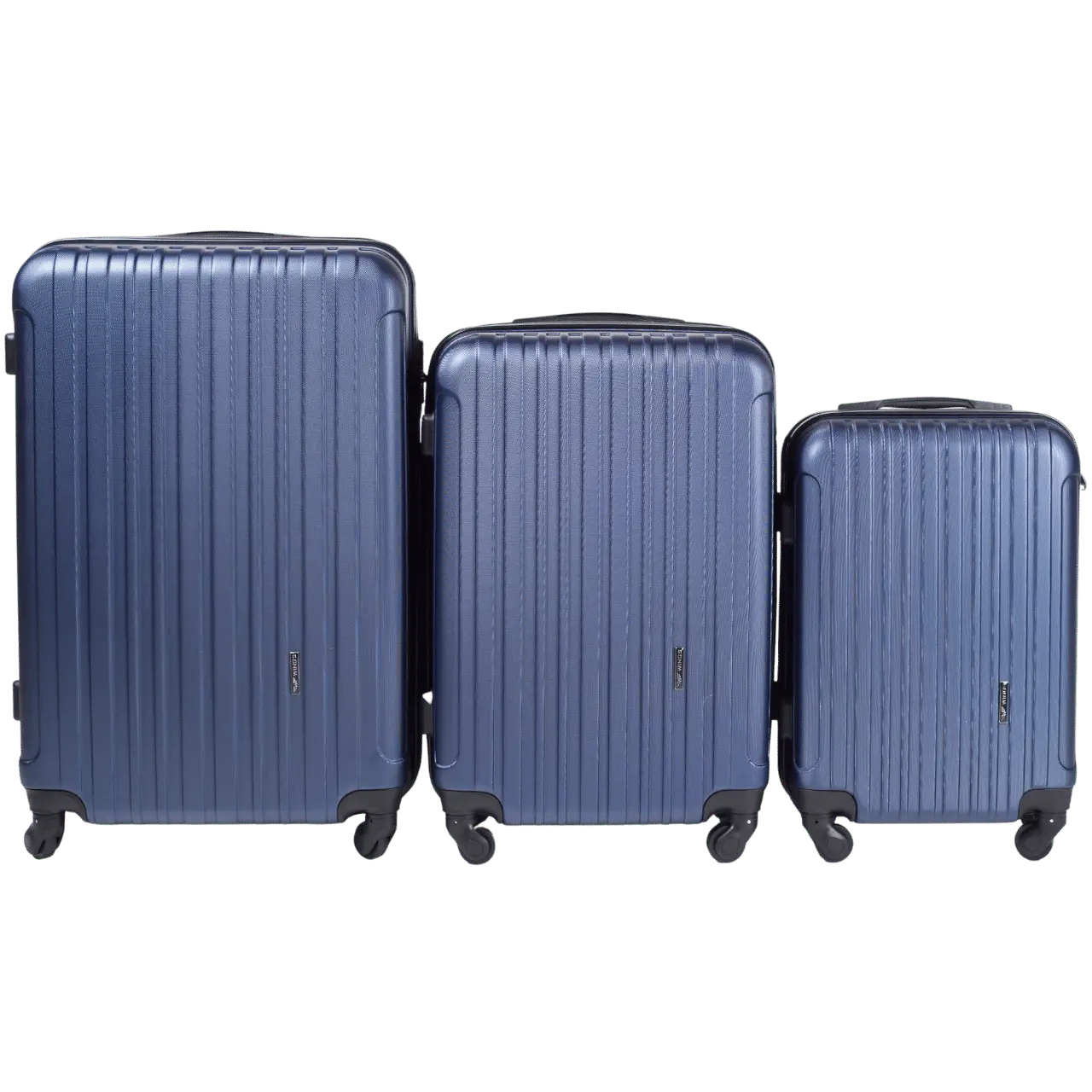 ZESTAW 3 WALIZEK WINGS FLAMINGO Z POSZERZENIEM BLUE FLAMINGO COLLECTION
