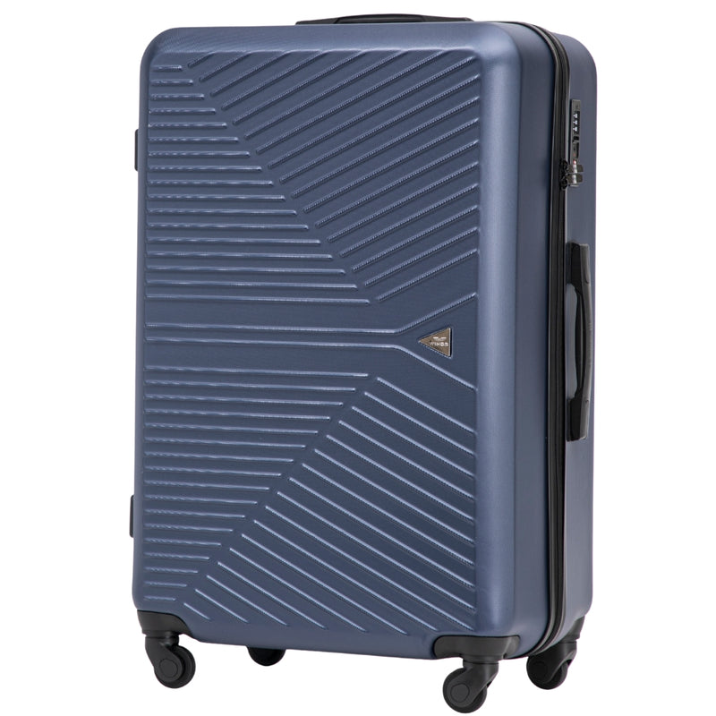 Grote WINGS MERLIN-koffer 28" donkerblauw