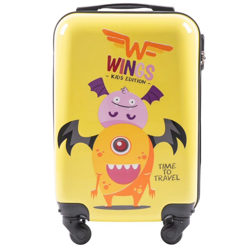 WINGS KIDS Tvrdý kufr do kabinového zavazadla Jay Monster 18"