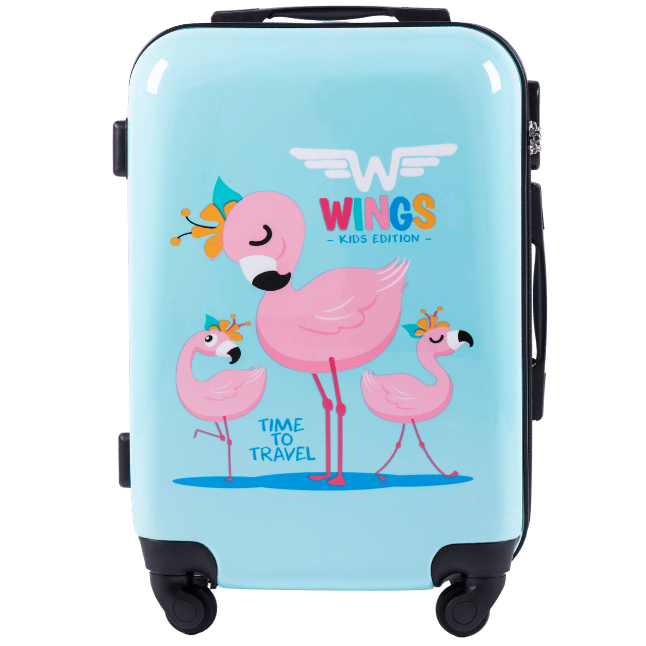 WINGS KIDS Tvrda kabinska kofer Jay Flamingo 20"
