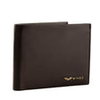 Men's brown WINGS wallet made of natural cowhide leather