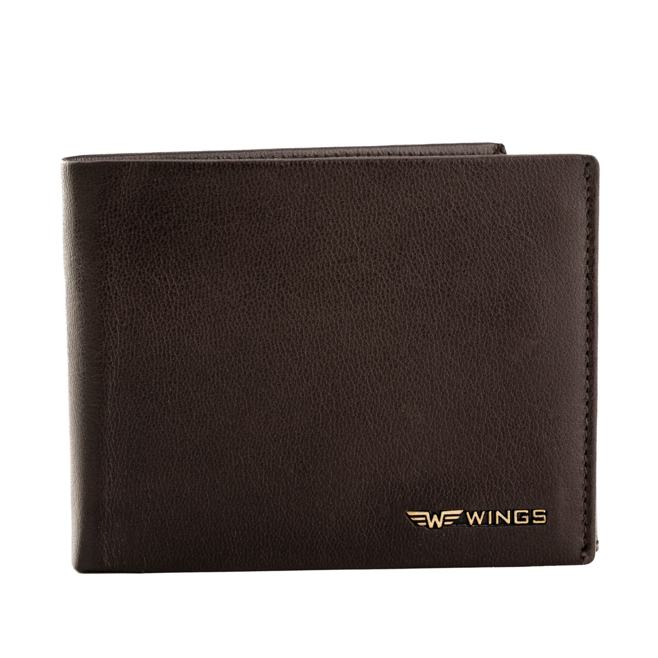 Pánská hnědá peněženka WINGS z přírodní kozí kůže