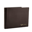 Men's brown WINGS wallet made of natural goat leather