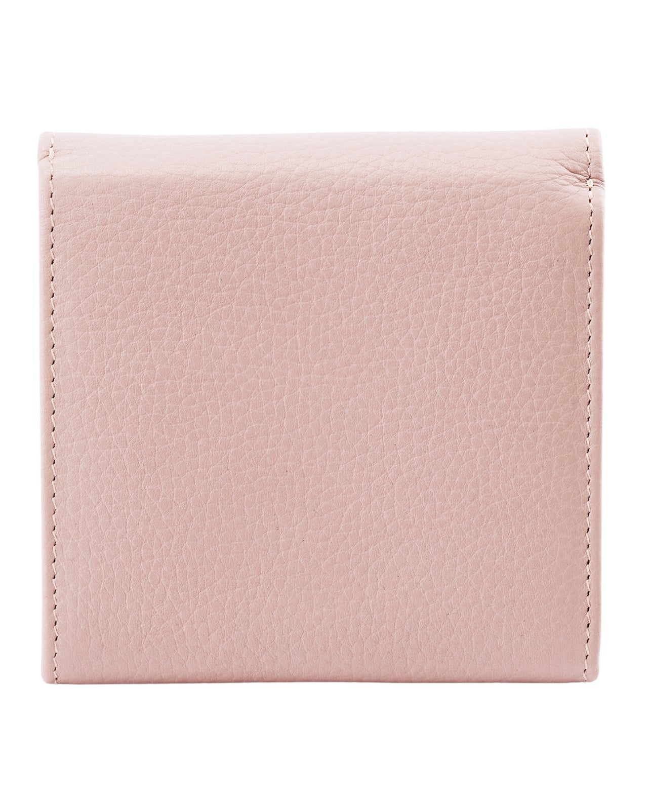 Kompaktowy portfel damski skórzany z ochroną RFID WINGS PINK LEATHER COLLECTION