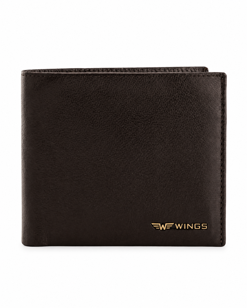 Pánska peňaženka WINGS z prírodnej hovädzej kože Brown