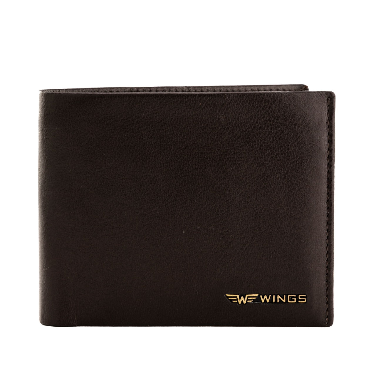 Мъжки портфейл WINGS от естествена биволска кожа кафяв