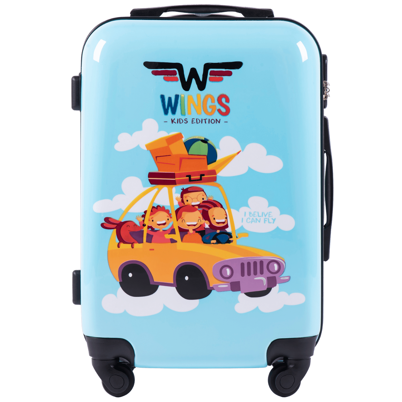 WINGS KIDS Walizka kabinowa twarda Jay Car 20" KIDS COLLECTION