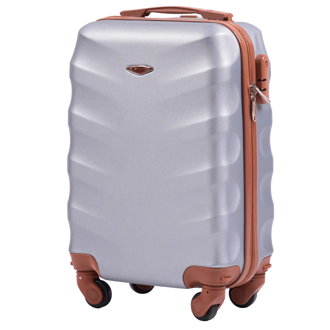 Walizka kabinowa twarda Wings Albatross 18" SILVER WHITE ALBATROSS COLLECTION