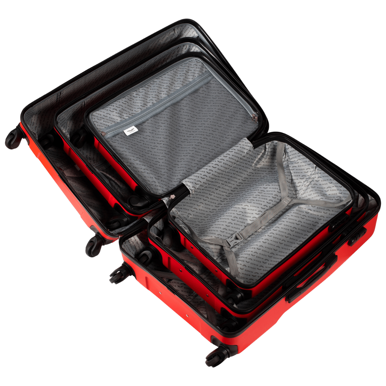 MALÝ KABINOVÝ KUFR WINGS PLOVER 20" TMAVĚ ŠEDÁ