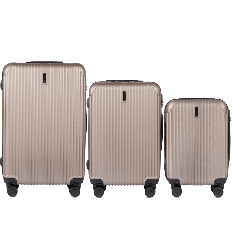 SET DI 3 VALIGIE WINGS EGRET CHAMPAGNE