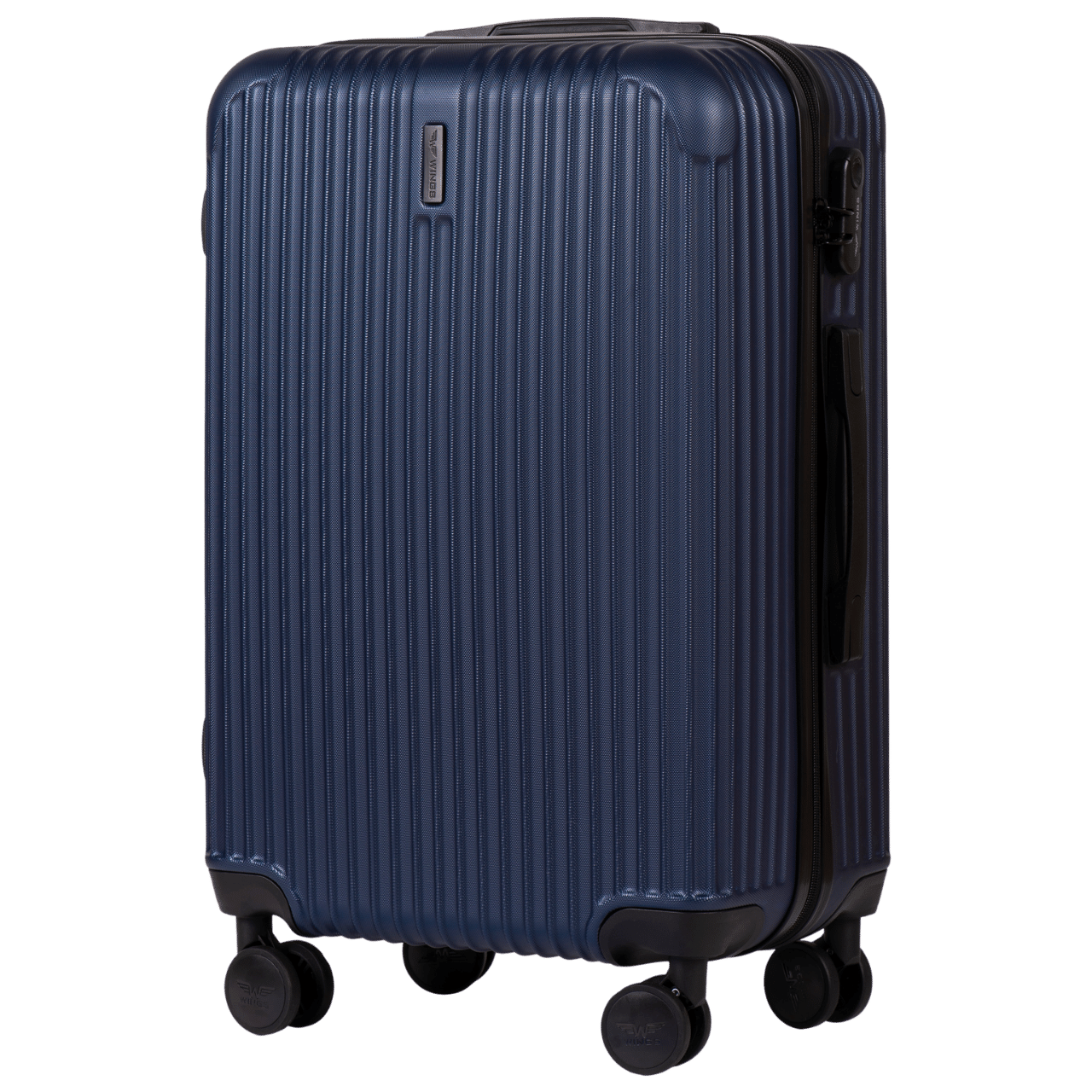 SET OF 3 SUITCASES WINGS EGRET DARK BLUE
