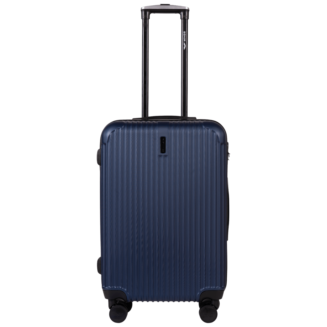 SET OF 3 SUITCASES WINGS EGRET DARK BLUE