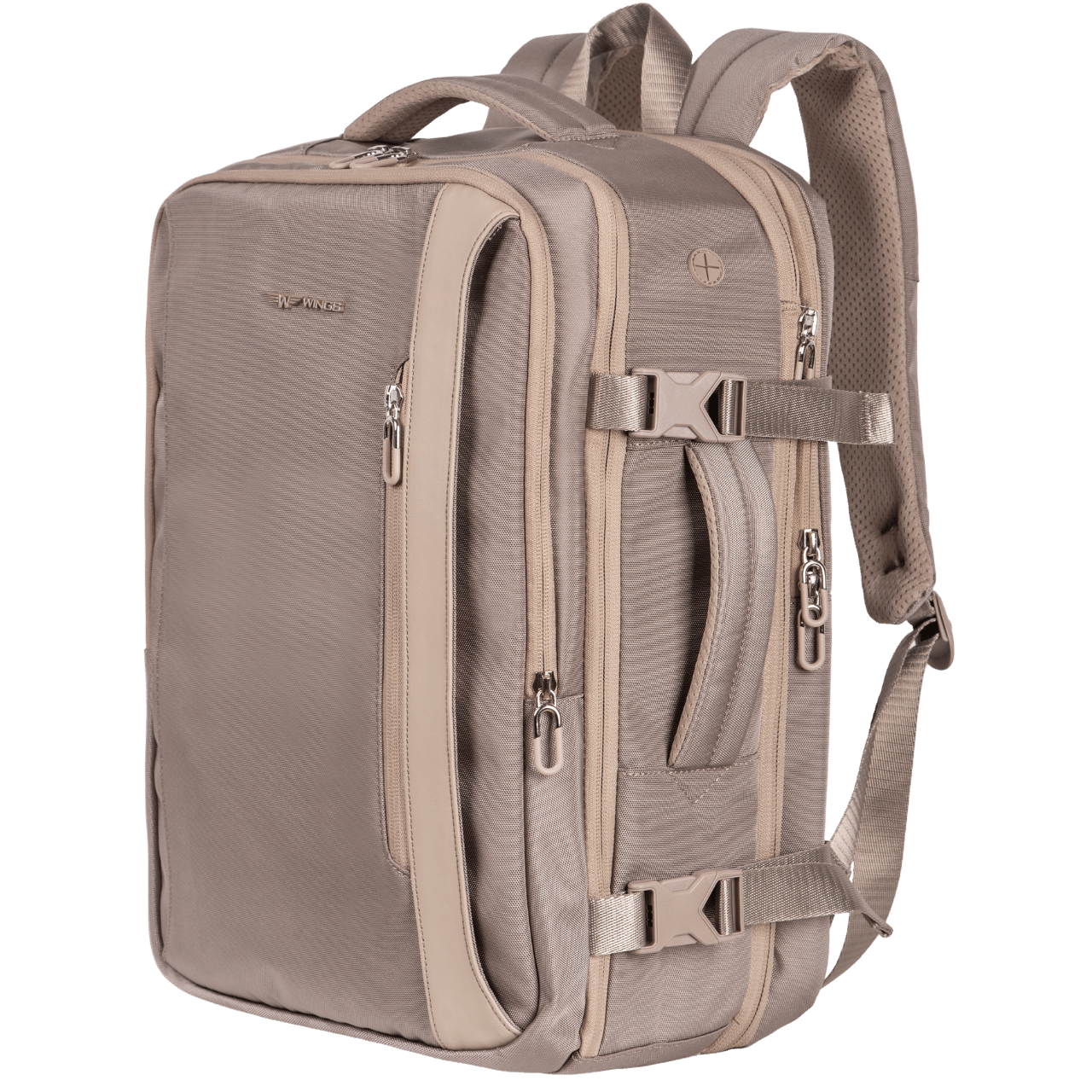 Rucsac multifuncțional feminin SKYLARK WINGS extensibil bej