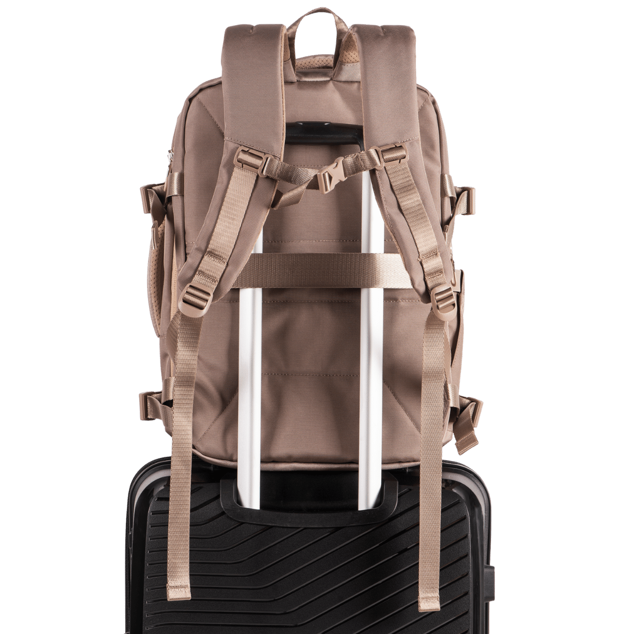 Rucsac multifuncțional feminin SKYLARK WINGS extensibil bej