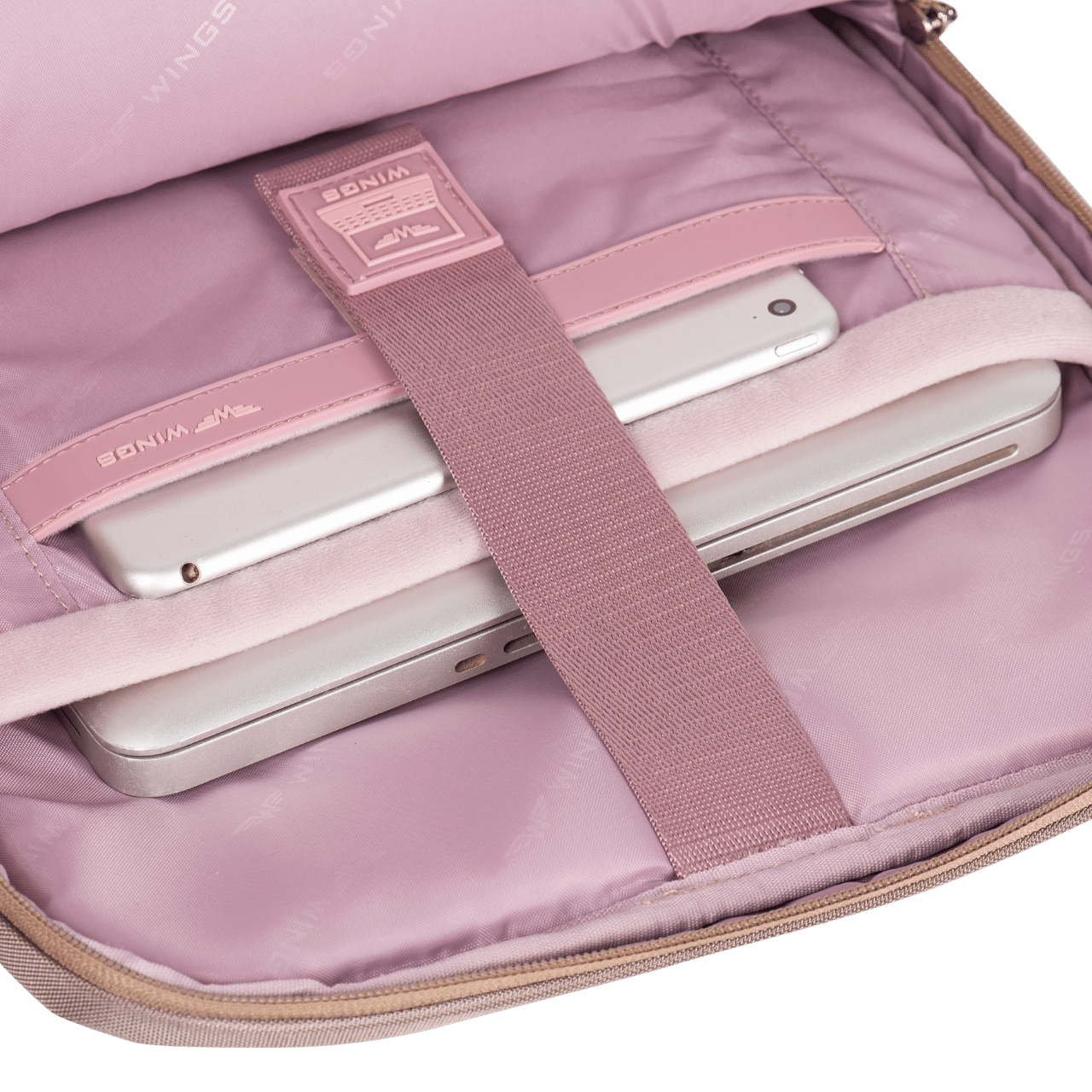 Rucsac multifuncțional feminin SKYLARK WINGS extensibil bej