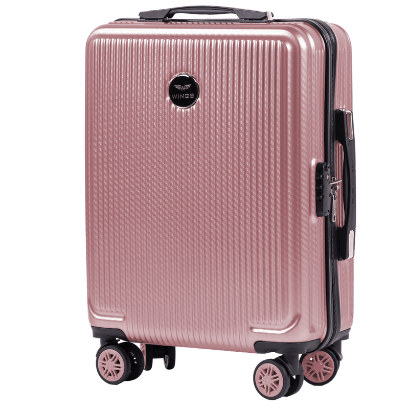 Kabinový kufr Wings PC African Eagle 20" RŮŽOVÁ