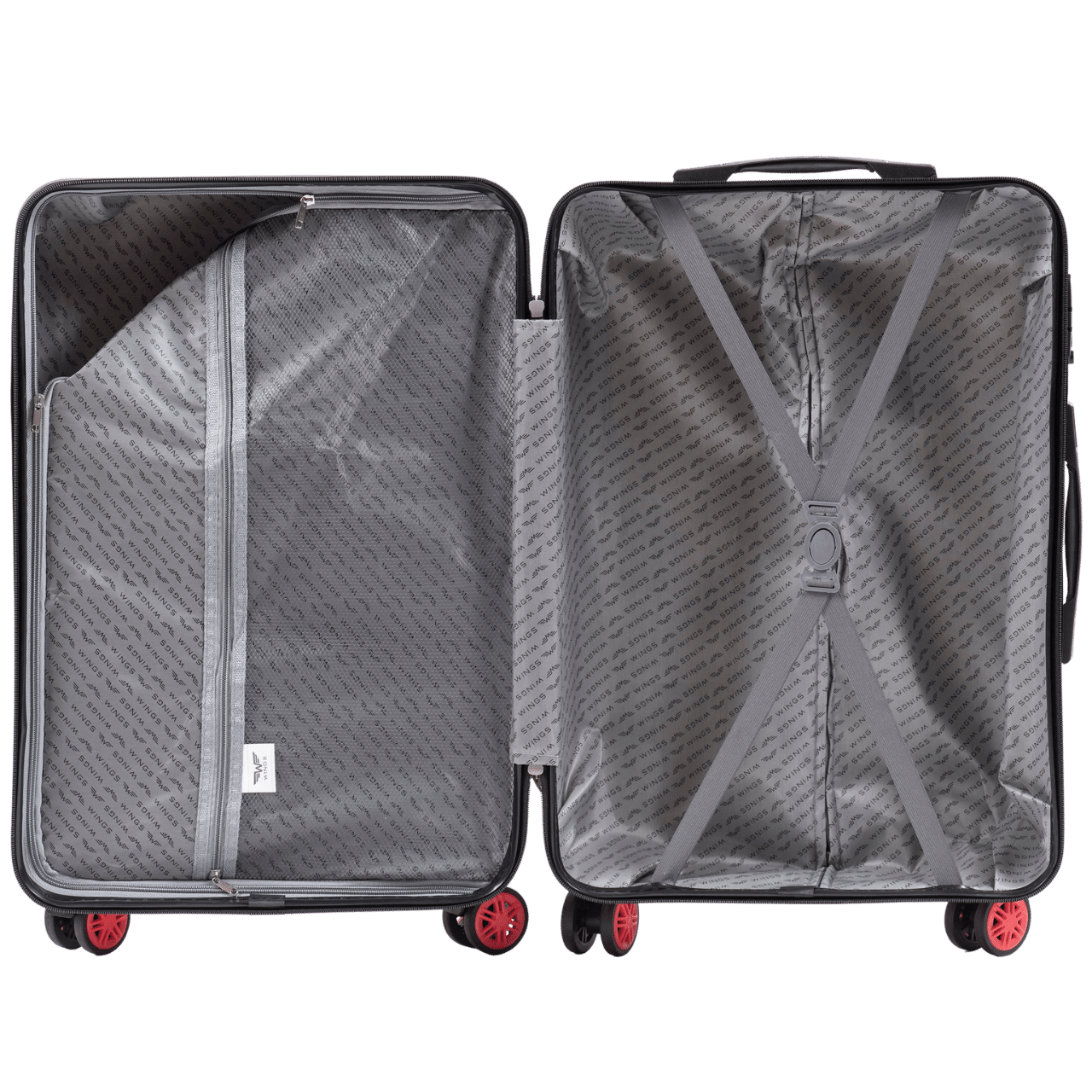 Kabinový kufr Wings PC African Eagle 20" RŮŽOVÁ