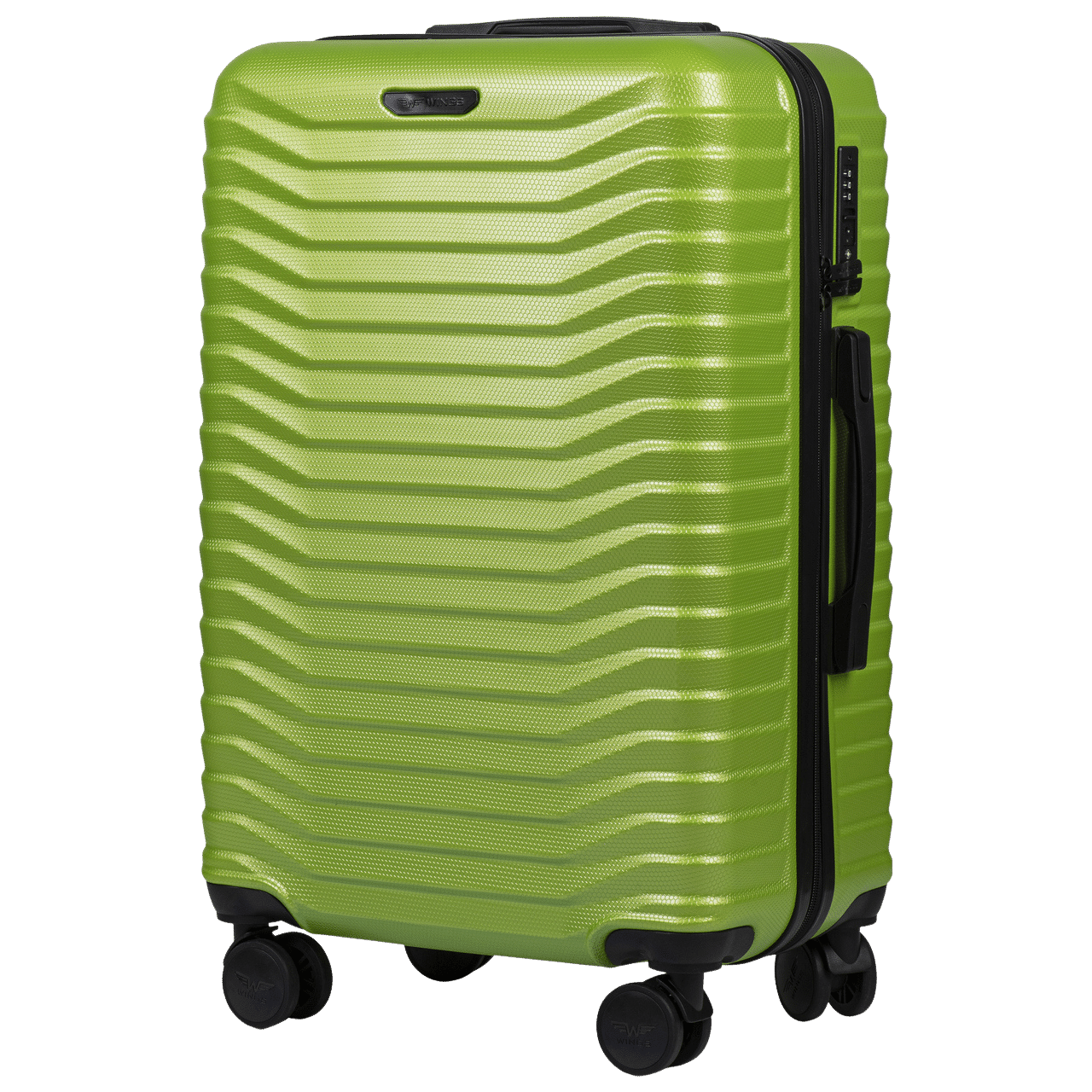 Set of 3 WINGS PC Sea Eagle Suitcases GREEN