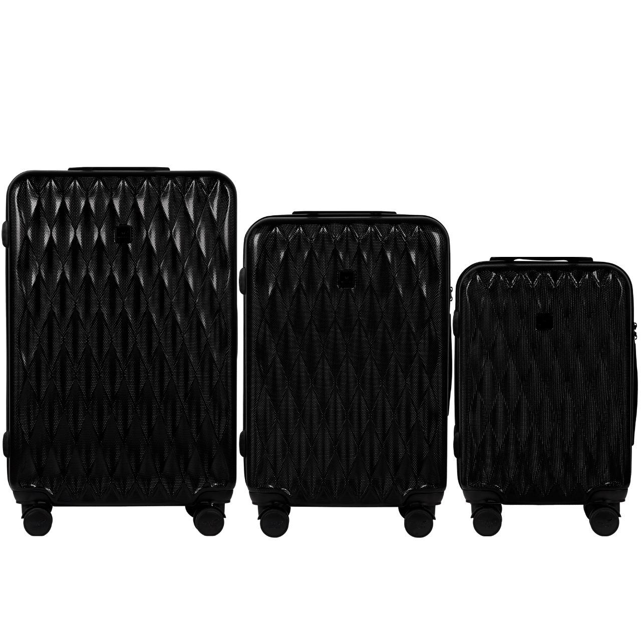 Комплект от 3 куфара Wings PC Golden Eagle ЧЕРЕН