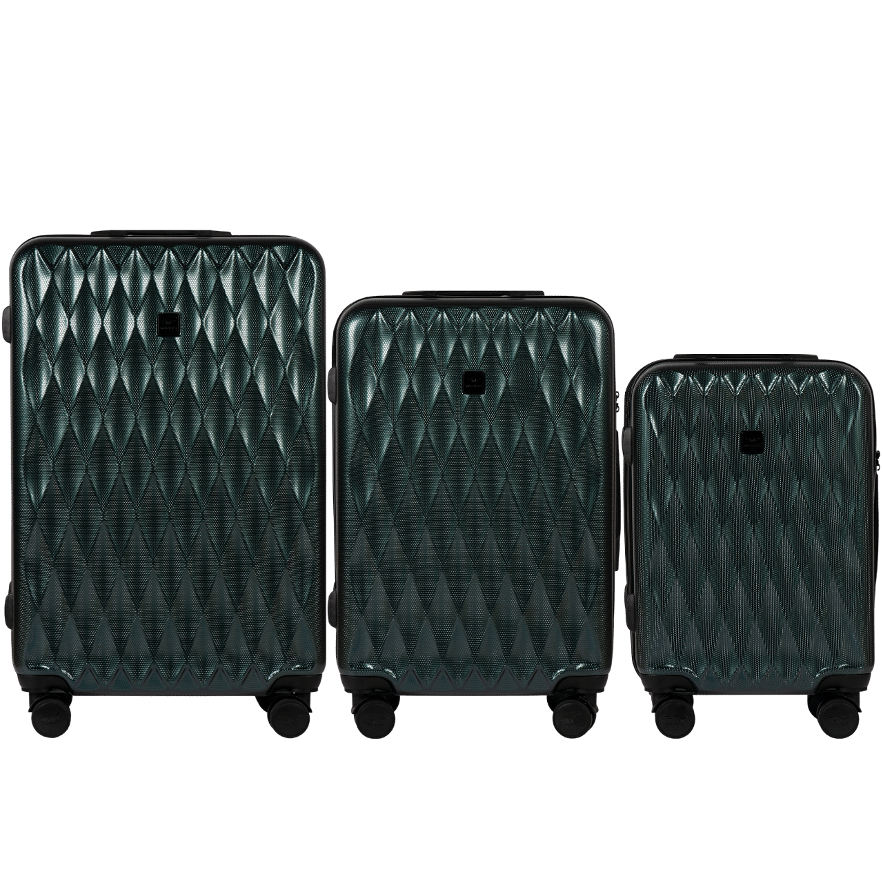 Zestaw 3 walizek Wings PC Golden Eagle DARK GREEN GOLDEN EAGLE COLLECTION