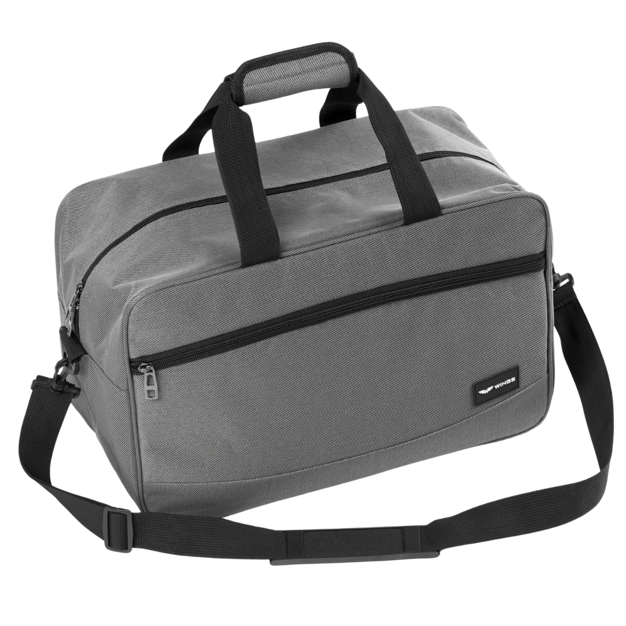 WINGS Handgepäcktasche KABINENREISETASCHE GRAU
