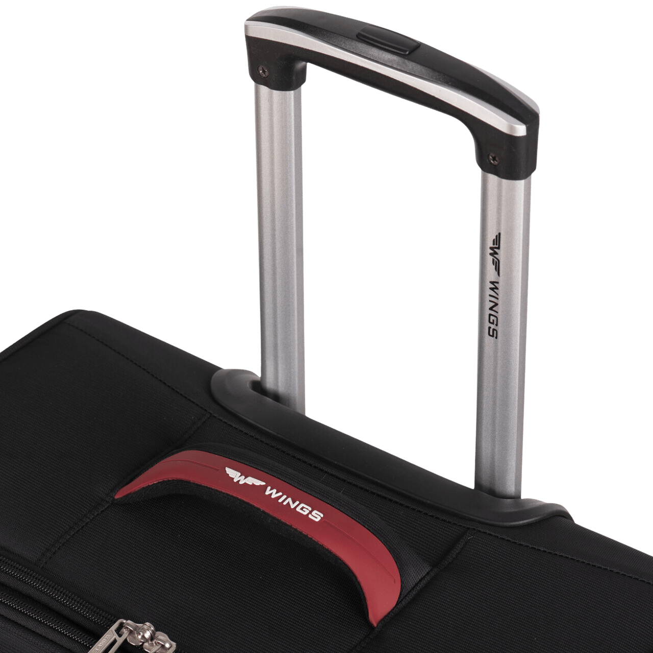 Zestaw 3 walizek DIPPER + torba podręczna Wings BLACK DIPPER COLLECTION