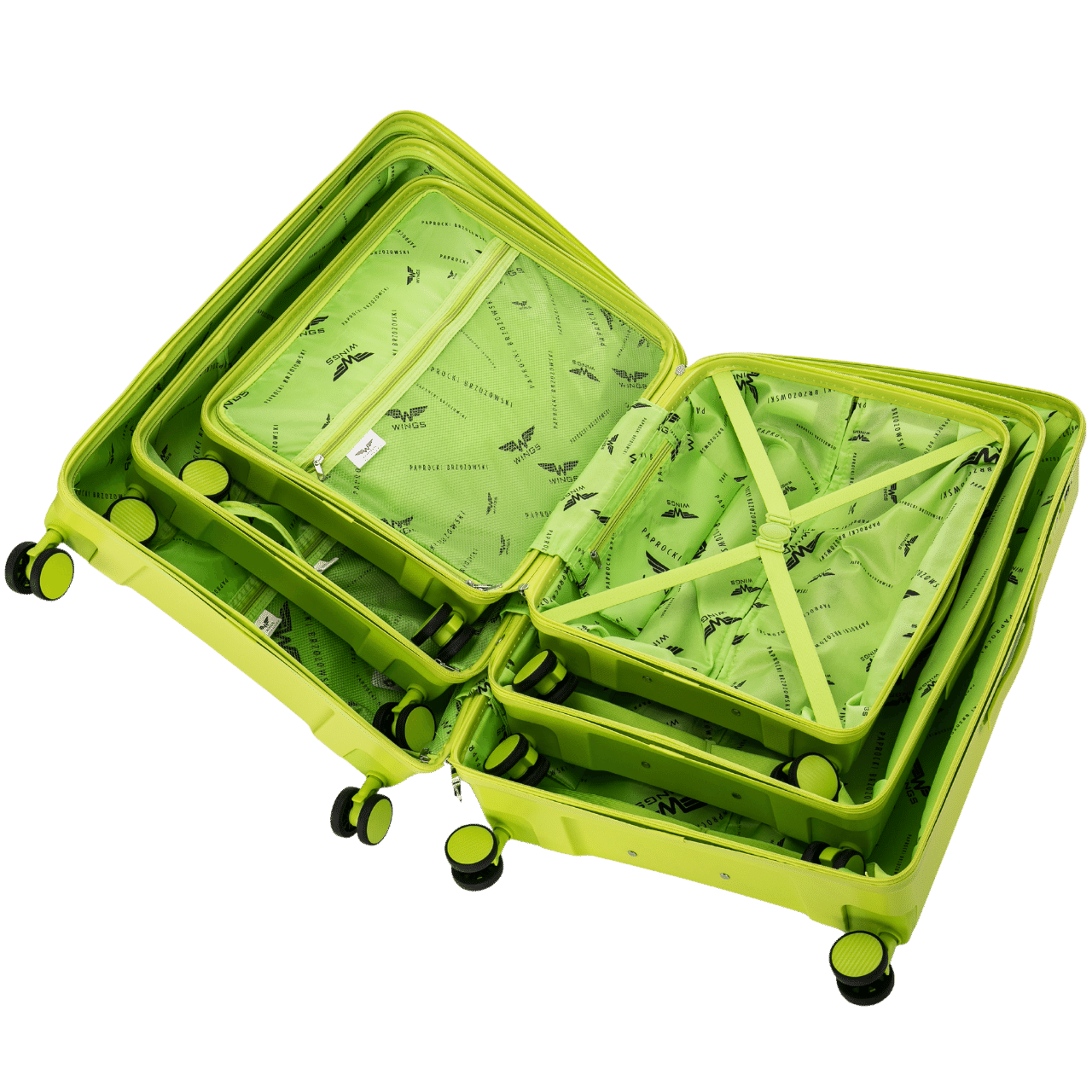 Grande valise Wings x Paprocki Brzozowski COCKATIEL – 28" VERT