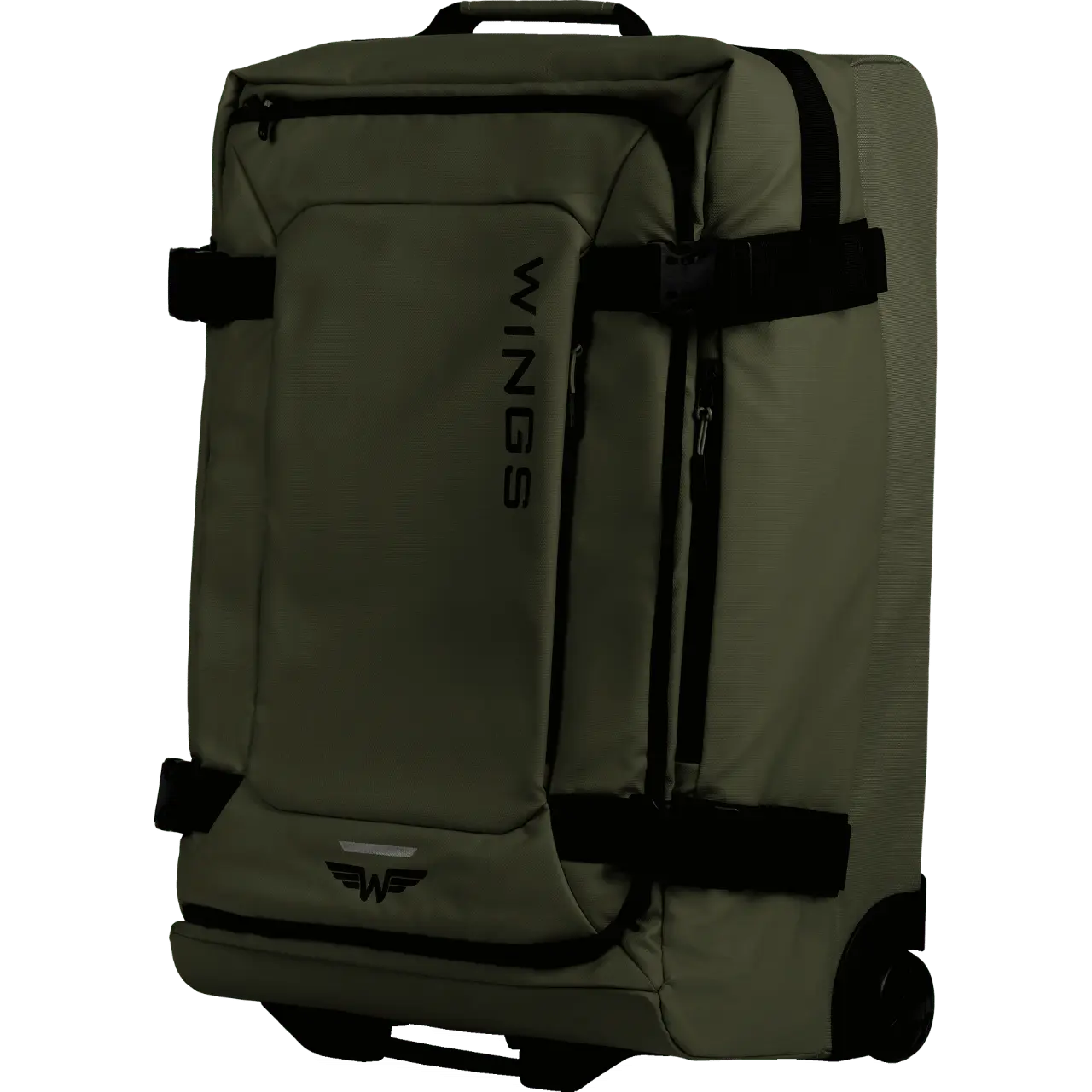 WINGS Komplet walizek miękkich 7w1 ROOK dark green ROOK COLLECTION