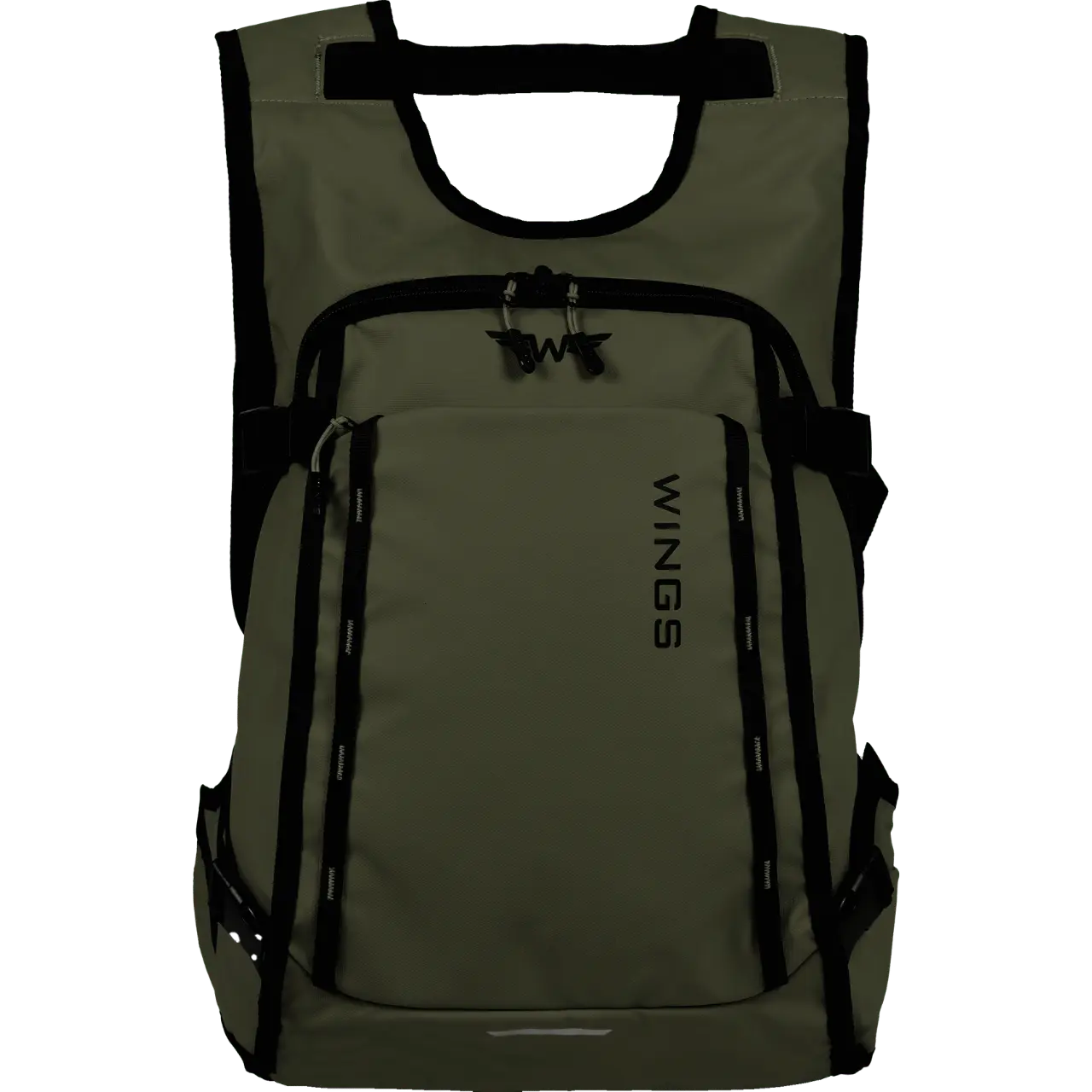 WINGS Komplet walizek miękkich 7w1 ROOK dark green ROOK COLLECTION