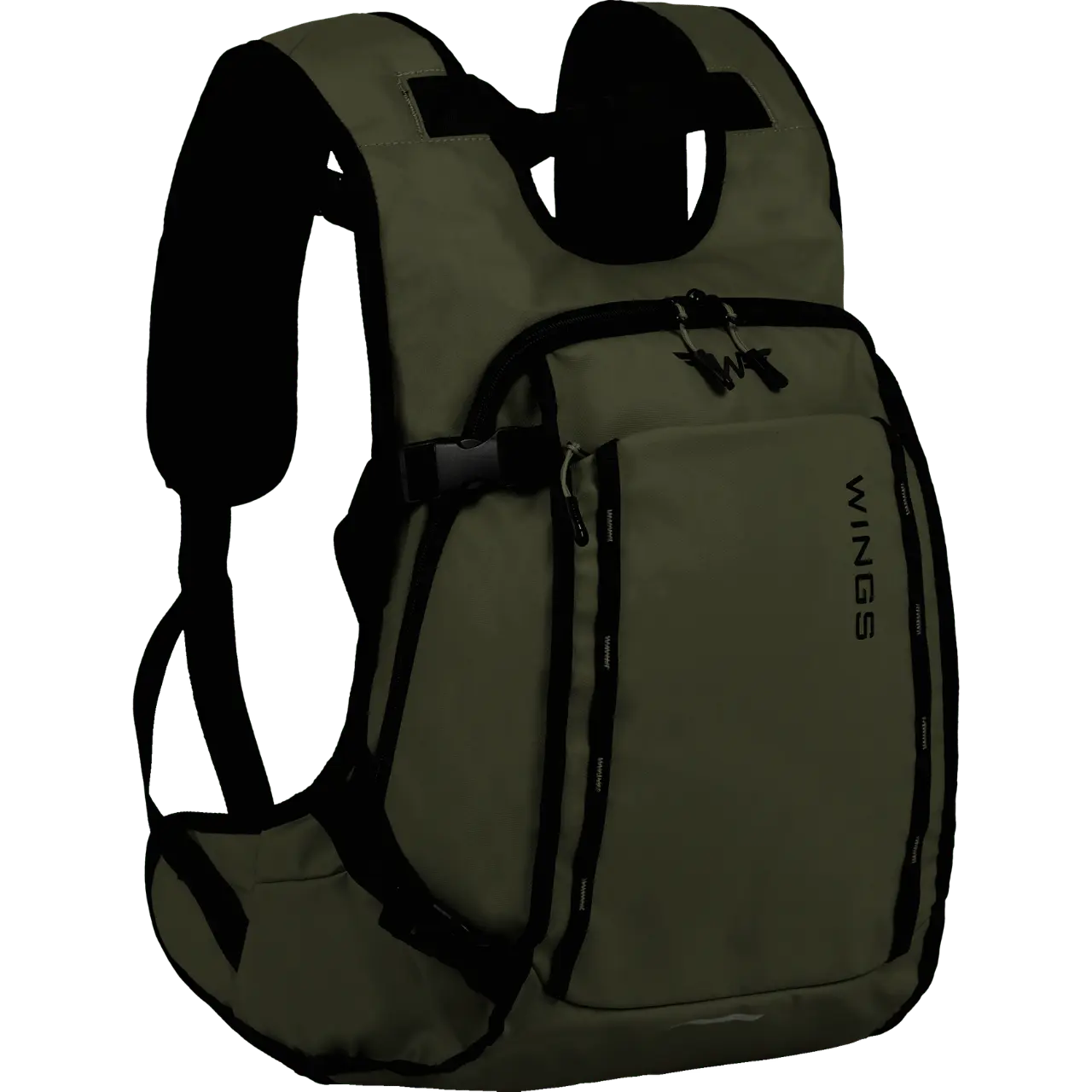WINGS Komplet walizek miękkich 7w1 ROOK dark green ROOK COLLECTION