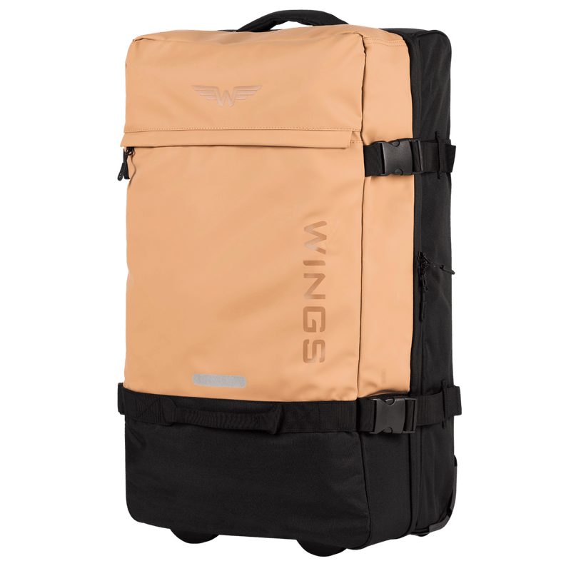 WINGS Голям мек куфар M/L 26" Stork Капучино