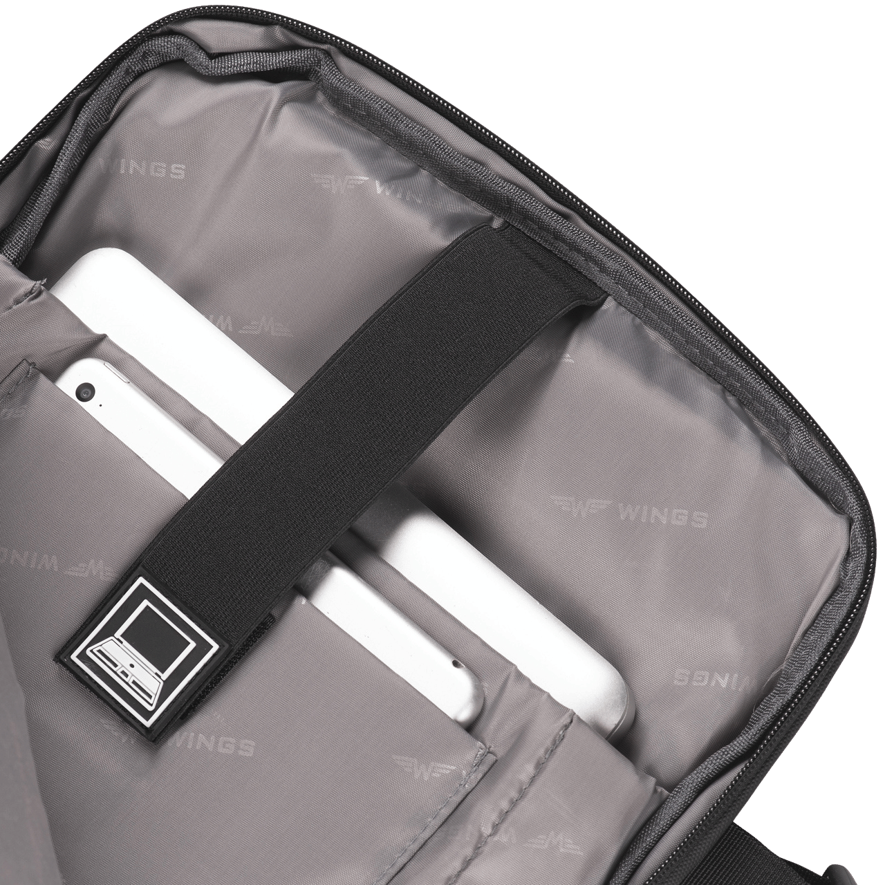 Wielofunkcyjny plecak  z poszerzeniem VIREO 002 - BLACK VIREO COLLECTION