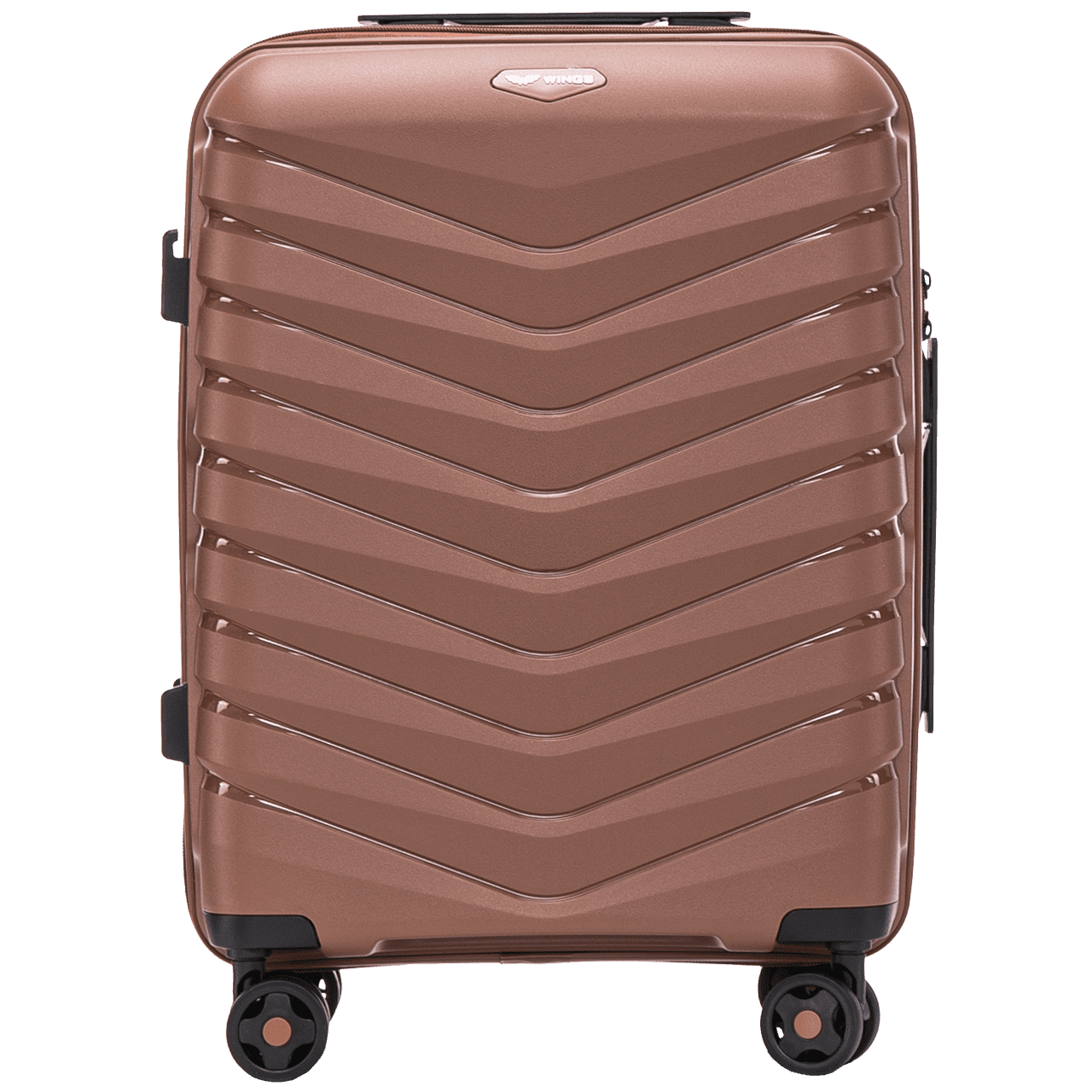 Kabínový kufor Wings PHOENIX polypropylén 20" kávová